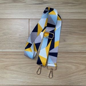 Detachable Crossbody Strap Geometric